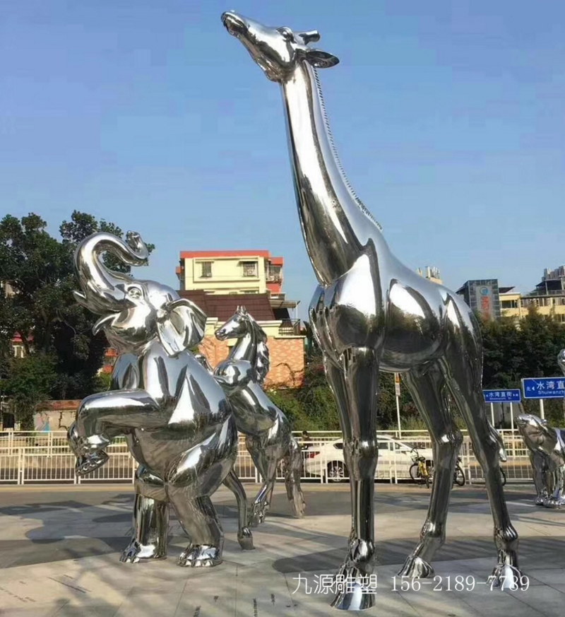 动物不锈钢雕塑