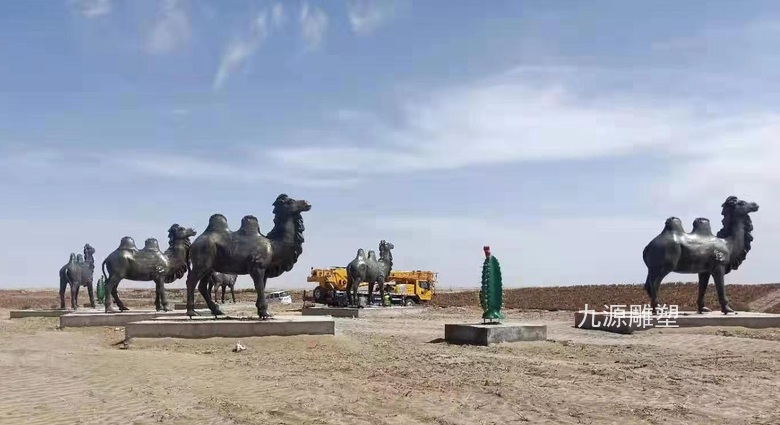 新疆和田玻璃钢仿铜雕塑